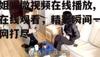 姐姐微视频在线播放,在线观看，精彩瞬间一网打尽